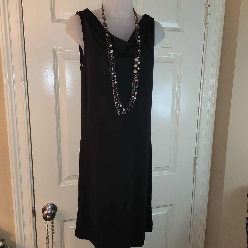 3/$20 NY & Company Size M black sleeveless dress
